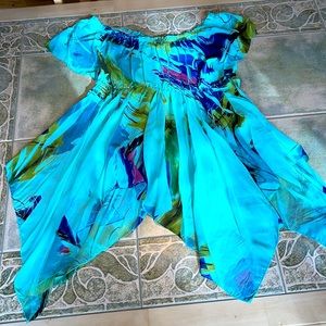 Unique Spectrum Multicolor Floral Blouse